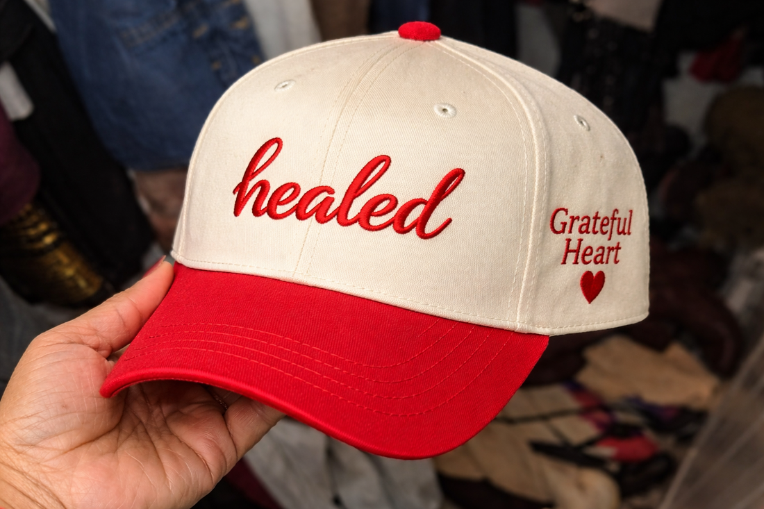 Healed White Signature Cap
